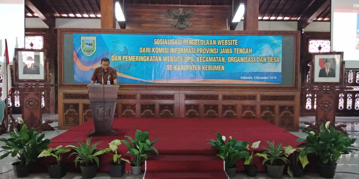 Dinas Kominfo Kabupaten Kebumen Raih Peringkat ke 3 dalam Pengelolaan Website OPD