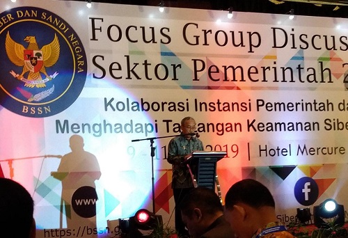 Kominfo Kebumen Hadiri FGD Keamanan Siber yang diselenggarakan BSSN
