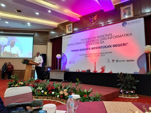 LKBN ANTARA bekerjasama dengan Kementrian Kominfo Menyelenggarakan Pertemuan Nasional Kepala Dinas Komunikasi dan Informatika Seluruh Indonesia