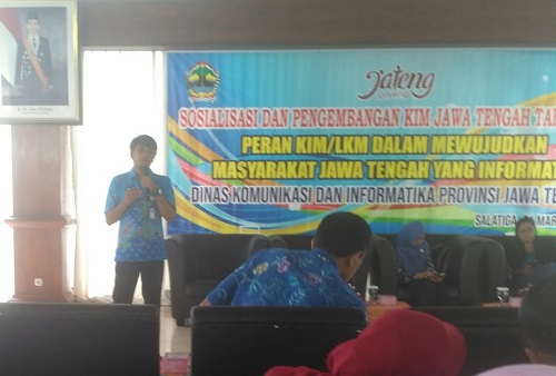 KIM Di Jawa Tengah didorong mewujudkan masyarakat yg informatif.
